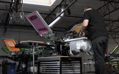 Riley Hopkins 250+ Screen-Printing Press: Built for Growing Custom Apparel Shops