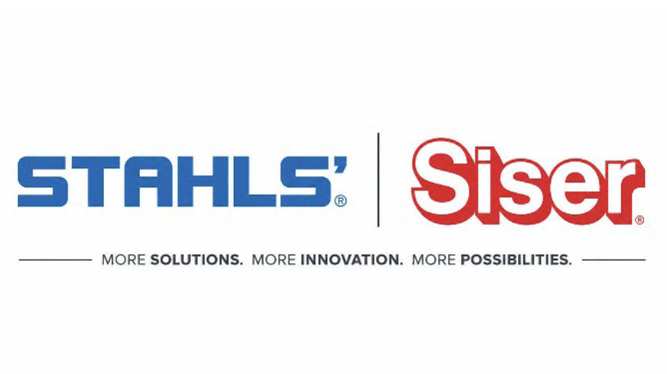 STAHLS' heat press, customer transfer HTV SIser merger logos