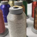 Specialty threads for use in a commercial custom embroidery business