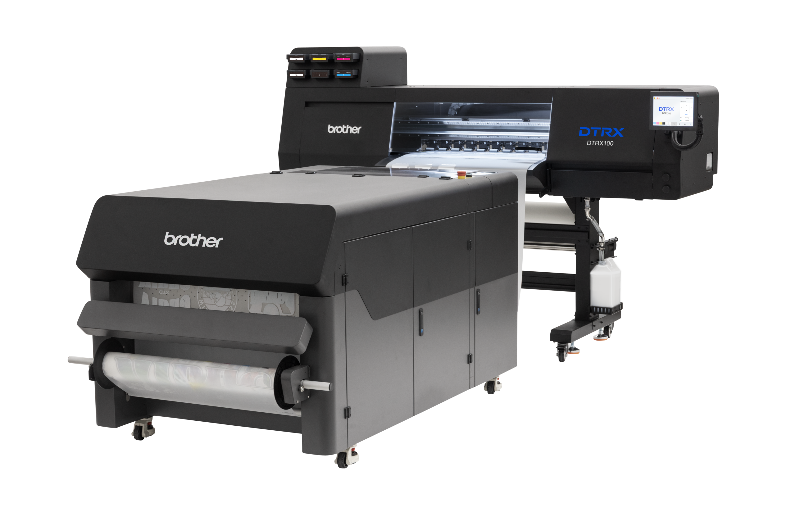 Brother DTRX commercial direct-to-film printer with integrated DTF transfer production system