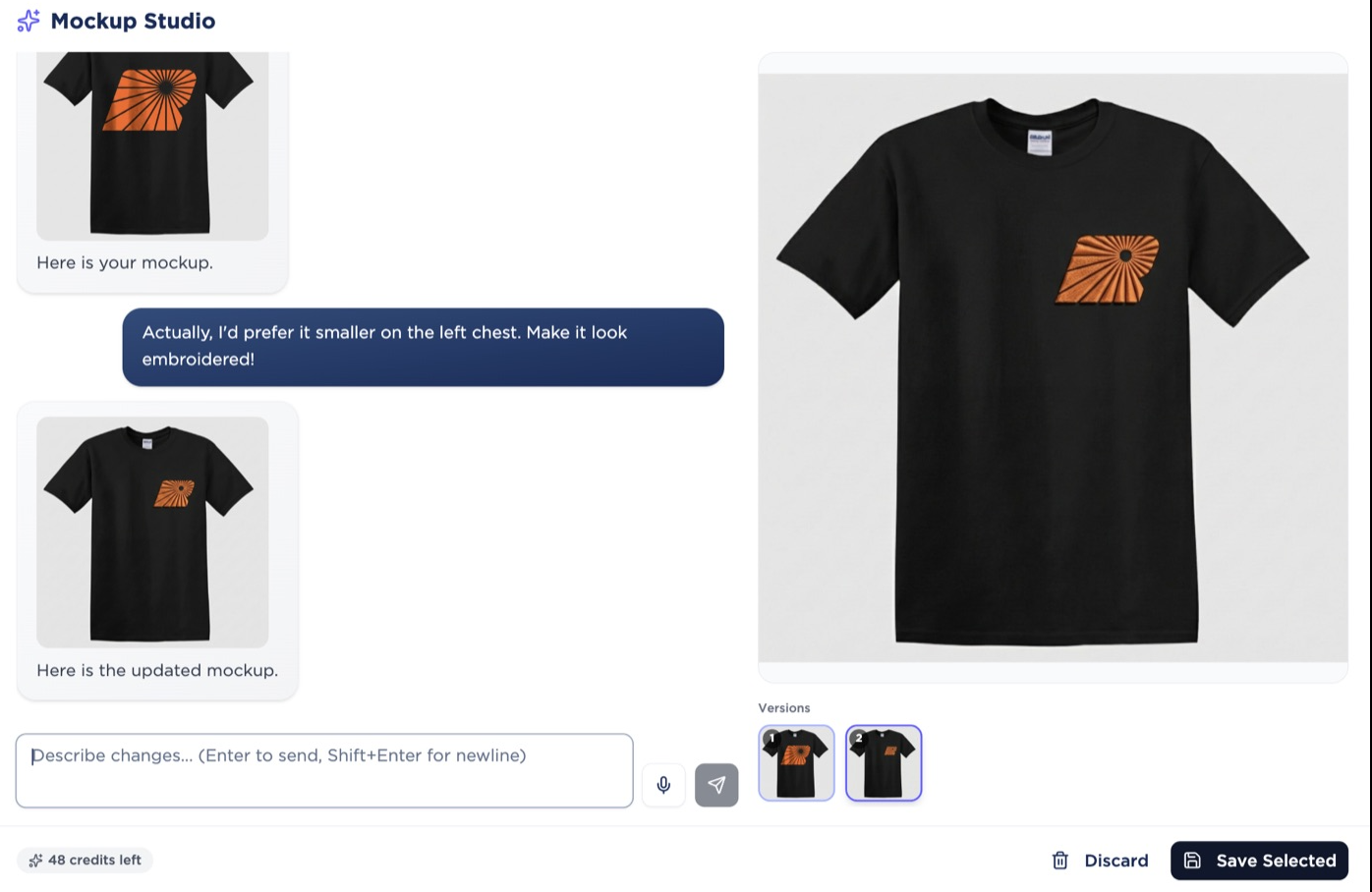 Zippr custom apparel software