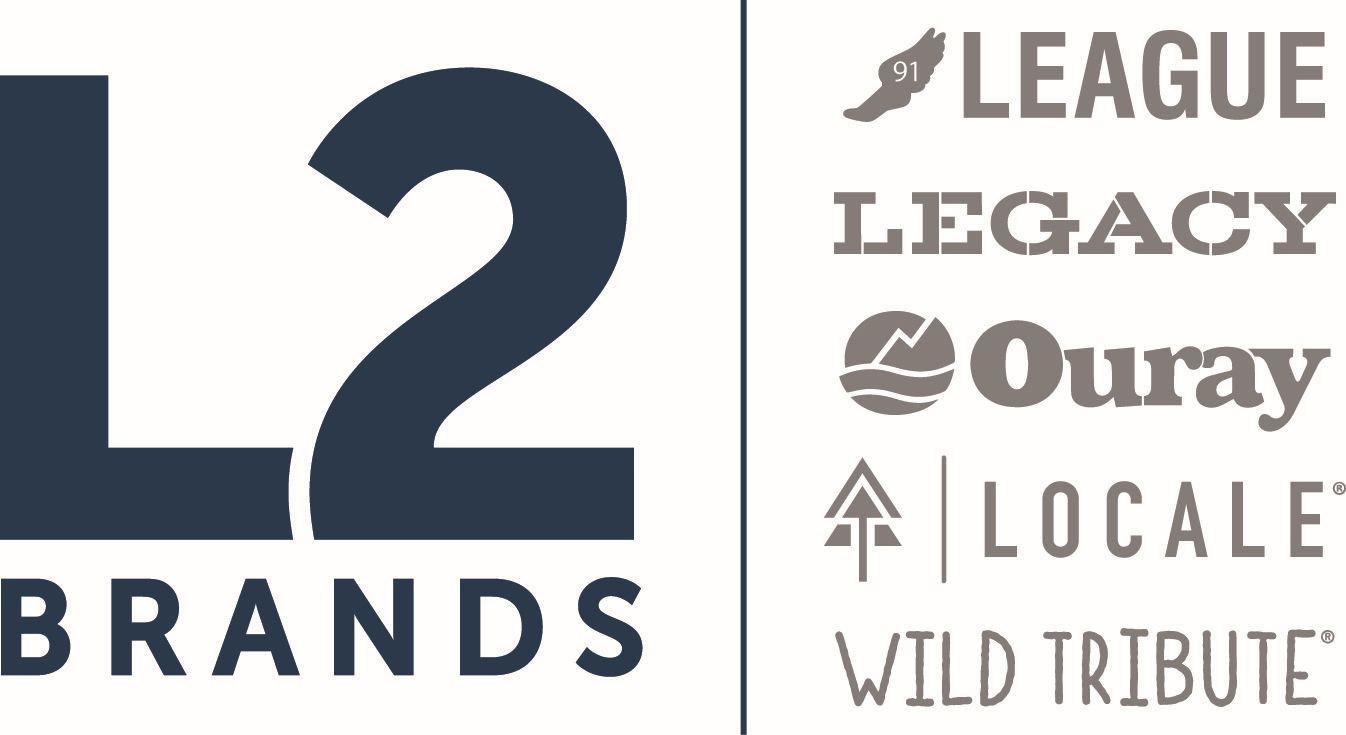 L2 brands blank apparel supplier logo
